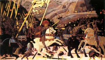  Tolentino Obras - Niccolò da Tolentino lidera las tropas florentinas del Renacimiento temprano Paolo Uccello
